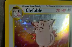 Rare, Holographic Pokemon Jungle Set Clefable 1/64 (Unlimited, English) - Image 5