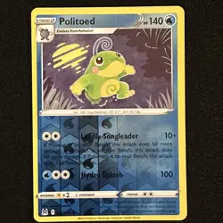 Politoed 032/196 SWSH11 Lost Origin Reverse Holo Near Mint Pokemon TCG 2022 - Image 1