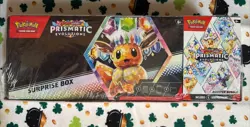 Pokemon Prismatic Evolutions Surprise Box And Booster Bundle - Image 1