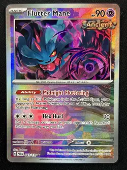 Flutter Mane Pokeball 078/162 Temporal Forces Pokemon TCG - Image 1