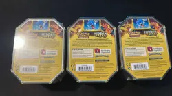Pokemon Hidden Fates Tins Charizard Gyarados Raichu GX Boxes - Set of 3 - Image 2