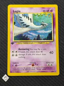 Lugia 20/64 - Neo Revelation 1st Edition Non-Holo Rare Pokemon TCG NM - Image 1