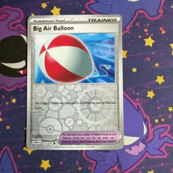 Big Air Balloon Reverse Holo Pokemon tcg SV: Scarlet & Violet 151 #155/165 - Image 1