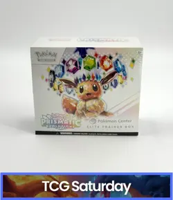 POKEMON PRISMATIC EVOLUTIONS POKEMON CENTER SEALED ELITE TRAINER BOX ETB - Image 1