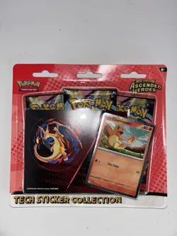 Pokemon TCG: Ascended Heroes Tech Sticker & Blister Pack Bundle (ALL 4) BRANDNEW - Image 3