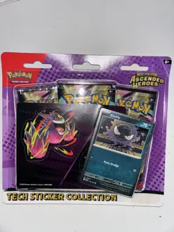 Pokemon TCG: Ascended Heroes Tech Sticker & Blister Pack Bundle (ALL 4) BRANDNEW - Image 5