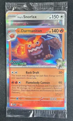 Pokemon Journey Together Staff Promo Pack Sealed - Image 5