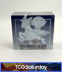 POKEMON SWORD & SHIELD CHILLING REIGN SEALED ELITE TRAINER BOX ETB - Image 1
