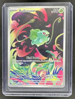 2025 Pokemon Mega Evolution Bulbasaur Illustration Rare #133/132 - Image 1