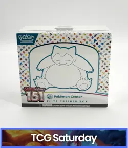 POKEMON SCARLET & VIOLET 151 POKEMON CENTER SEALED ELITE TRAINER BOX ETB - Image 1