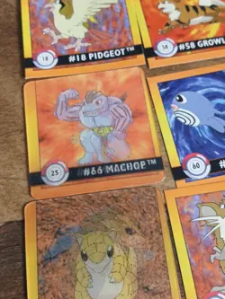 Artbox Series Pokemon Stickers 1999 Vintage Lot Of 39 - Image 3