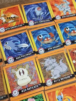 Artbox Series Pokemon Stickers 1999 Vintage Lot Of 39 - Image 4