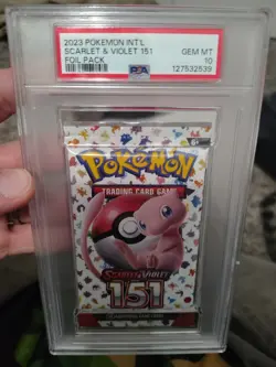 PSA 10 GEM MINT Scarlet & Violet 151 SEALED Booster Pack Pokemon - Image 1