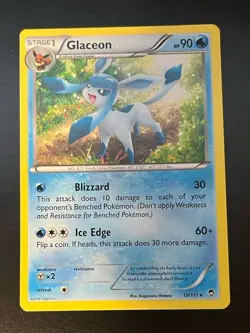 Pokemon TCG - Glaceon 19/111 - Furious Fists - Rare - LP - Image 1