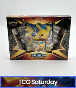 POKEMON SHINING FATES PIKACHU V COLLECTION SEALED BOX - Image 1