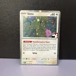 Pokemon TCG - Ditto 132/185 Holo Play Stamped Prize Pack Series 6 151 - Image 1