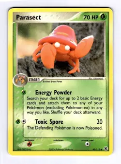 Parasect FireRed & LeafGreen #43 (2004) Uncommon LP Pokemon - Image 1