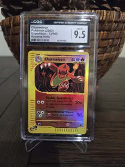 Pokemon Expedition Charmeleon Reverse Holo CGC 9.5 - Image 1
