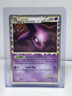 2010 POKEMON HEARTGOLD & SOULSILVER UNDAUNTED #81 ESPEON-HOLO - Image 1