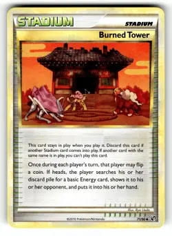 Pokemon: Undaunted Burned Tower #71/90 Uncommon,Regular .VO5 - Image 1