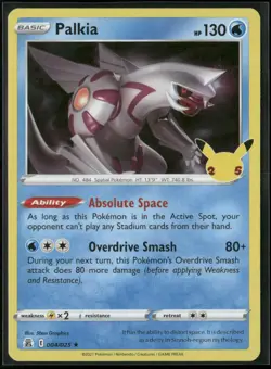 Palkia 004/025 Rare Celebrations Pokemon Near Mint - Image 1