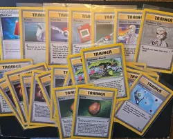 VINTAGE Pokemon lot of 25 TCG Base Set Fossil Jungle Neo Trainers WOTC All NM+ - Image 1