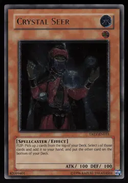 Crystal Seer TAEV-EN031 Ultimate Rare EURO Yu-Gi-Oh - Image 1
