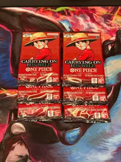 One Piece TCG OP-13 Carrying On His Will Booster Pack [Lot Of 6] - Image 3