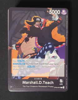 One Piece TCG Black Marshall.D.Teach Complete Custom Deck/Core - OP14 - Image 1