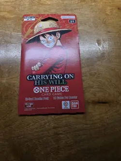 One Piece Card Game Carrying On His Will Sleeved Booster Pack Lot of 2 OP 13 - Image 2