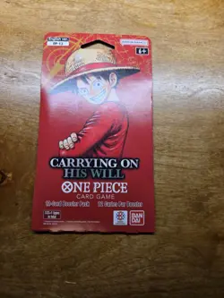 One Piece Card Game Carrying On His Will Sleeved Booster Pack Lot of 2 OP 13 - Image 4