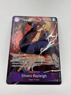 Silvers Rayleigh OP13-066 SR Alt Art Foil One Piece Card Game English NM+ - Image 1