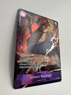 Silvers Rayleigh OP13-066 SR Alt Art Foil One Piece Card Game English NM+ - Image 3