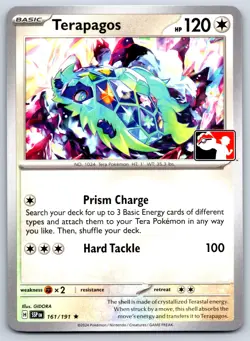 Terapagos - Prize Pack Series 7 - Surging Sparks Pokemon Card NM - Image 1