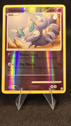 Skorupi 99/130 Reverse Holo Pokemon Card Diamond & Pearl - Image 1