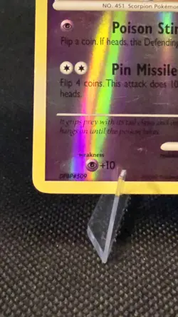 Skorupi 99/130 Reverse Holo Pokemon Card Diamond & Pearl - Image 3