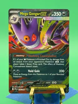 Mega Gengar EX 056/094 Full Art NM/M Phantasmal Flames Pokemon Card - Image 1