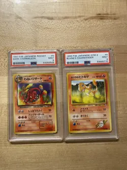 Lot of 8 PSA/CGC Graded Vintage Pokemon Cards (Gym & Rocket Sets) - Image 2
