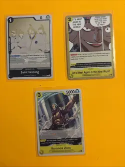 One Piece TCG Card Game 17 Cards Collection Mixed Lot - Image 2