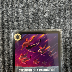 Disney Lorcana Fabled Strength of a Raging Fire 201/204 Rare Action Song Card NM - Image 3