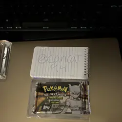 Pokemon The First Movie Topps Trading Card Pack 8 Cards Including Foil Card - Image 1