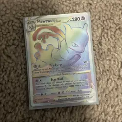 Pokemon Mewtwo VSTAR Secret Rare Full Art Holo Card Astral Radiance 079/078 - Image 1