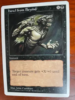 MTG Howl From Beyond SINGLE USED EXCELLENT CONDITION SEE PHOTOS - Image 1