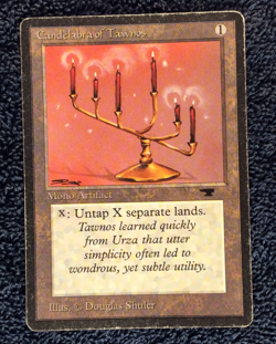 CANDELABRA OF TAWNOS rare 1994 ANTIQUITIES Magic the Gathering - Image 4