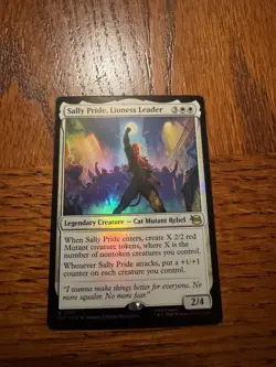 FOIL Sally Pride, Lioness Leader - NM - MTG Teenage Mutant Ninja Turtles - TMT - Image 1