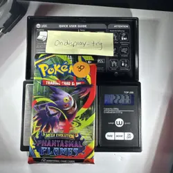 22.77g Mega Evolution Phantasmal Flames Pokemon Booster Pack - Sealed - Image 1