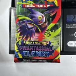 22.77g Mega Evolution Phantasmal Flames Pokemon Booster Pack - Sealed - Image 2