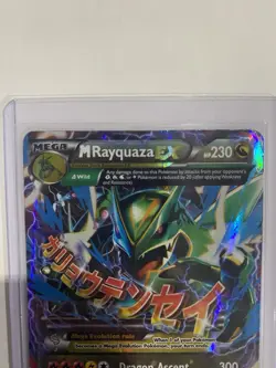 M Rayquaza EX 61/108 Roaring Skies Full Art Ultra Rare Holo Pokemon Card - Image 3