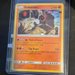 Pokemon Stakataka SM209 Promo Ultra Beast COSMOS Holo 2019 HEAD "DIZZY SWIRL" NM - Image 1