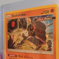 Pokemon Stakataka SM209 Promo Ultra Beast COSMOS Holo 2019 HEAD "DIZZY SWIRL" NM - Image 3